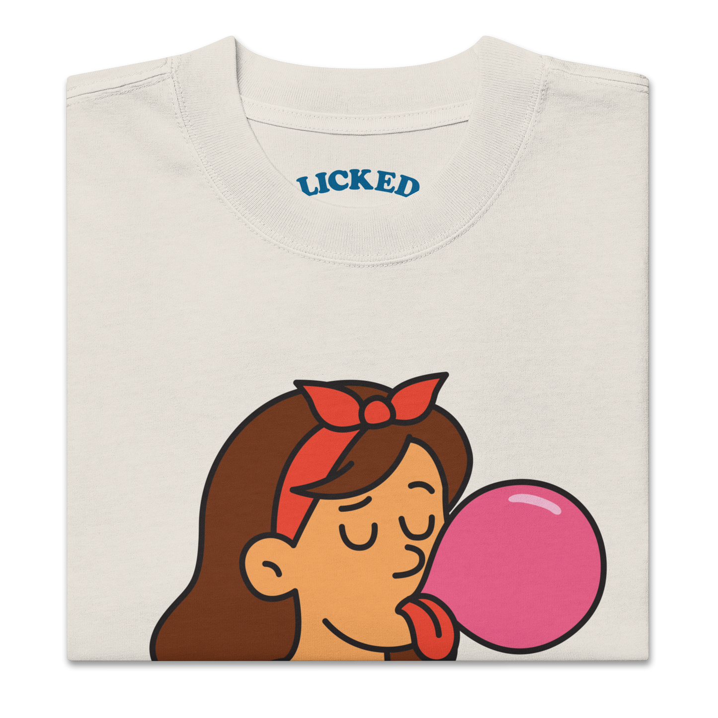 Bubble & Pop - Oversized Heavy Faded Tee