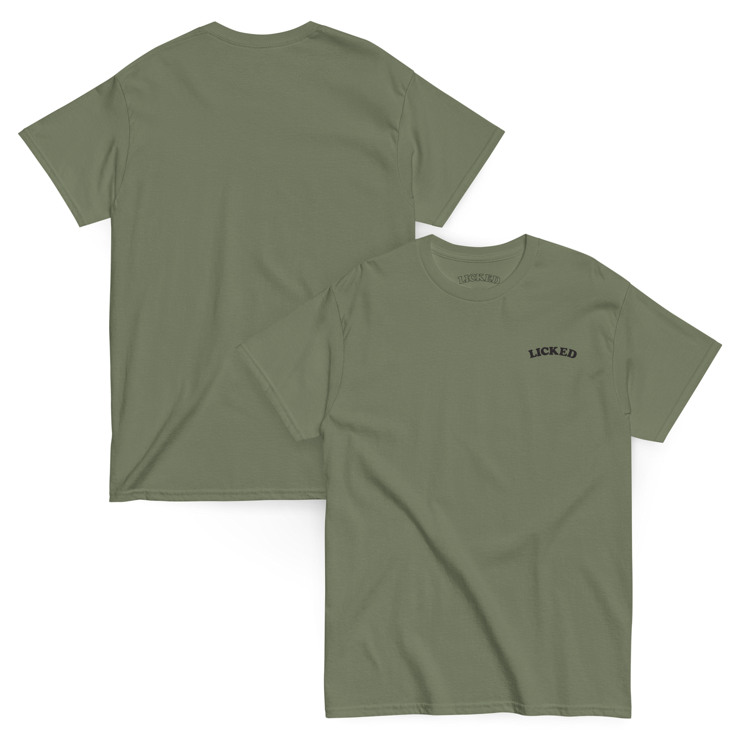 Licked Classic Tee - Military Green