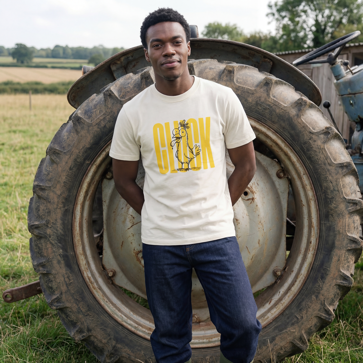 The CLUCK - Oversized faded tee