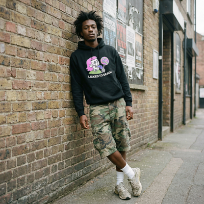 Licked to Death Rainbow Hoodie