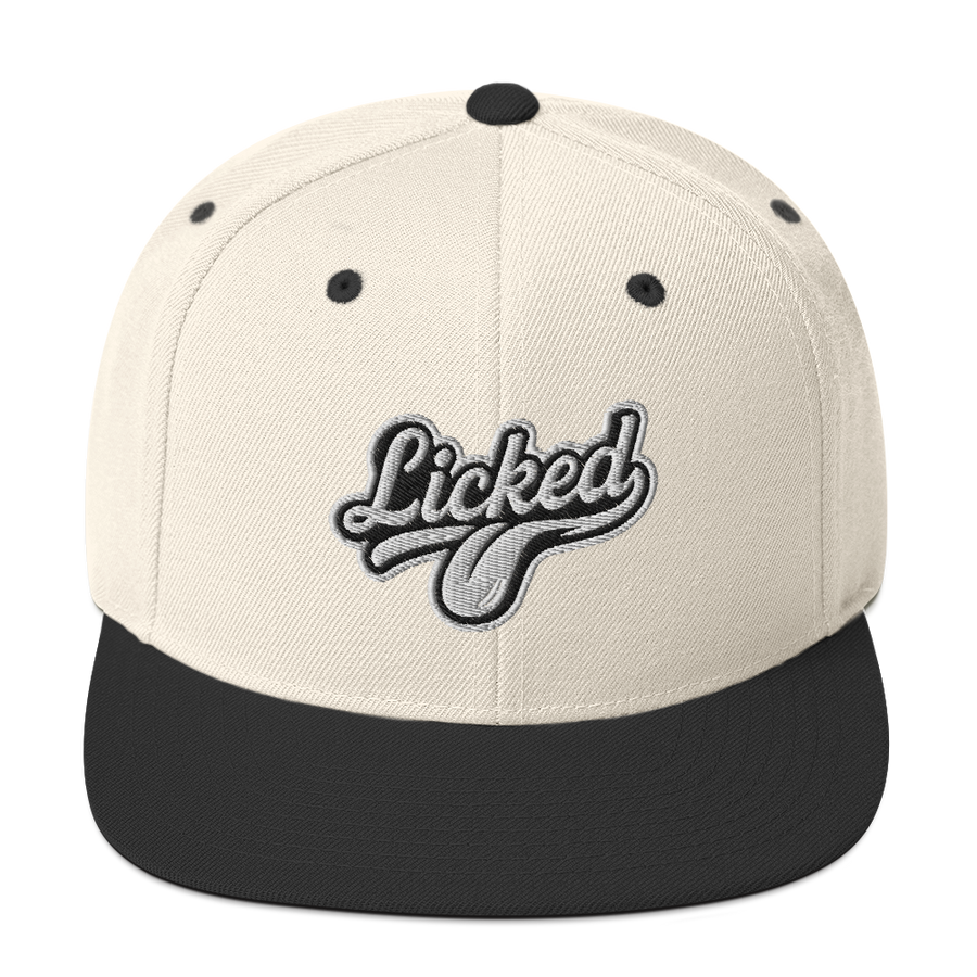 Licked Logo — 6-Panel Snapback