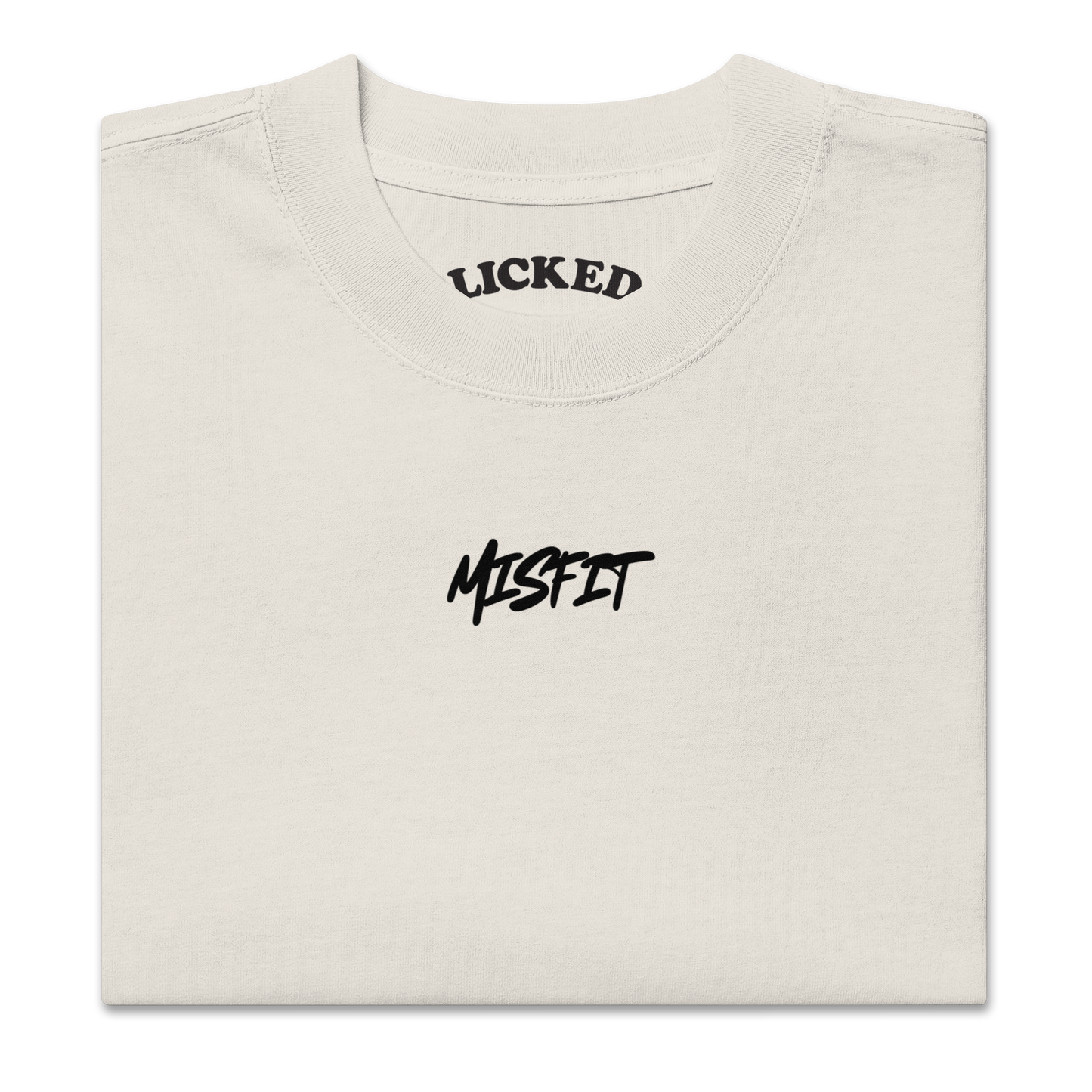 Misfits Collection - The TV Head - Oversized faded tee