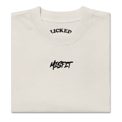 Misfits Collection - The TV Head - Oversized faded tee