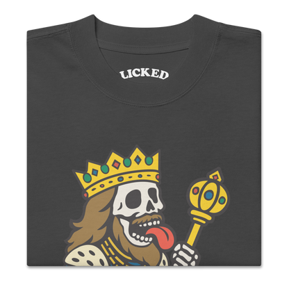 King Of Licked - Oversized Heavy Faded Tee