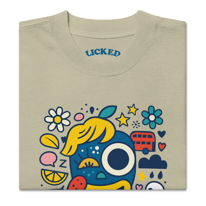 Licked Life - Oversized Heavy Faded Tee