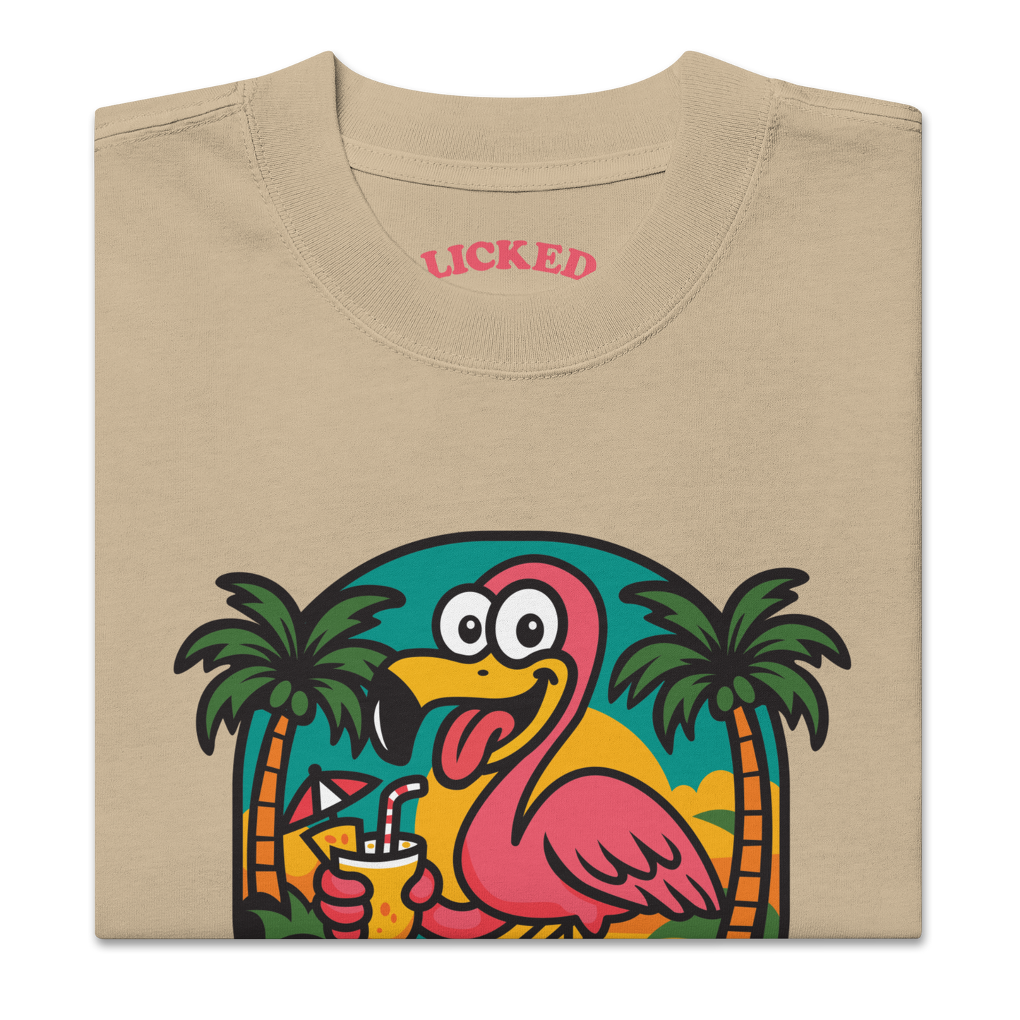 Mental Vacation - Oversized Heavy Faded Tee