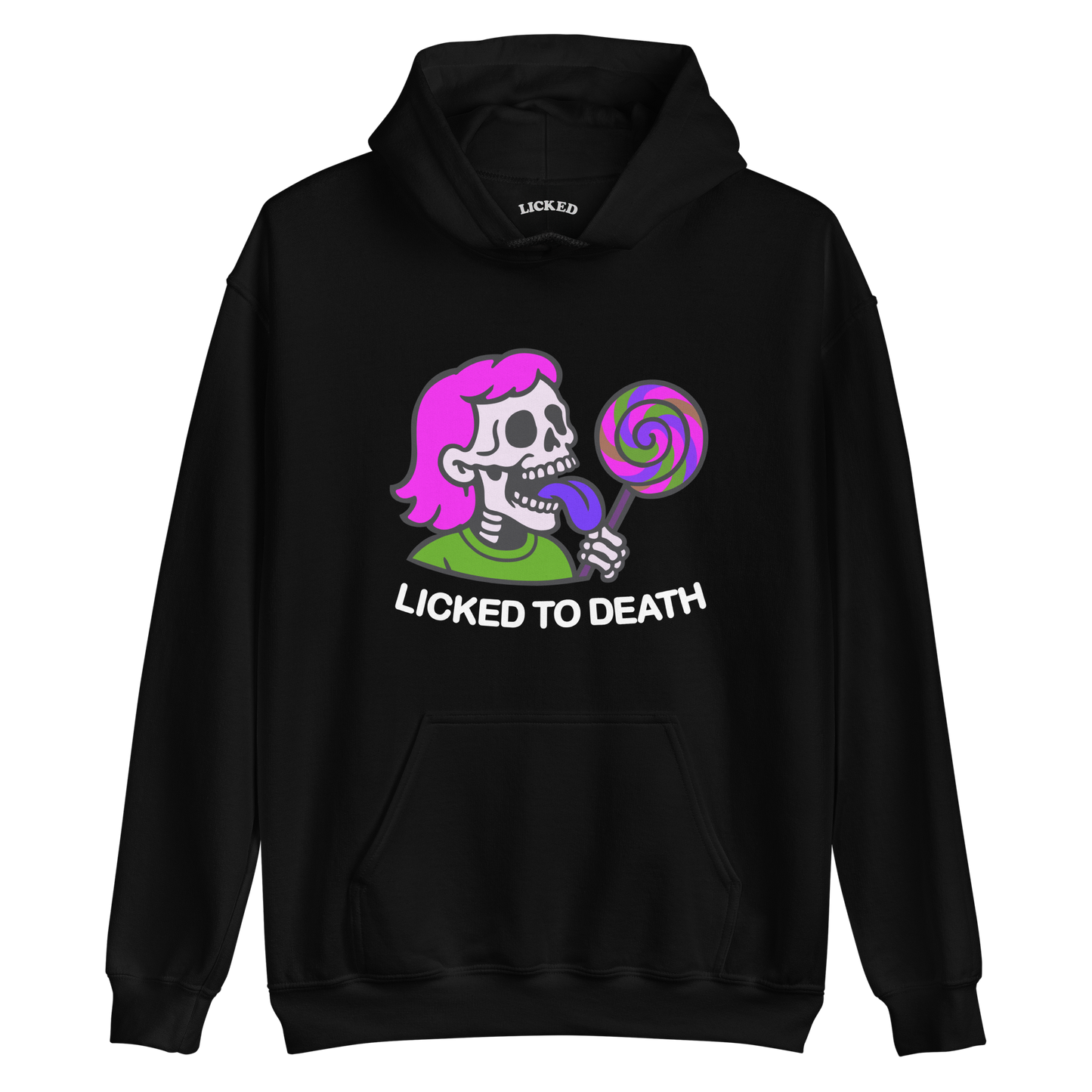 Licked to Death Rainbow Hoodie